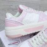 Giày MLB Korea Chunky Liner Classic Mono New York Yankees Pink Like Auth