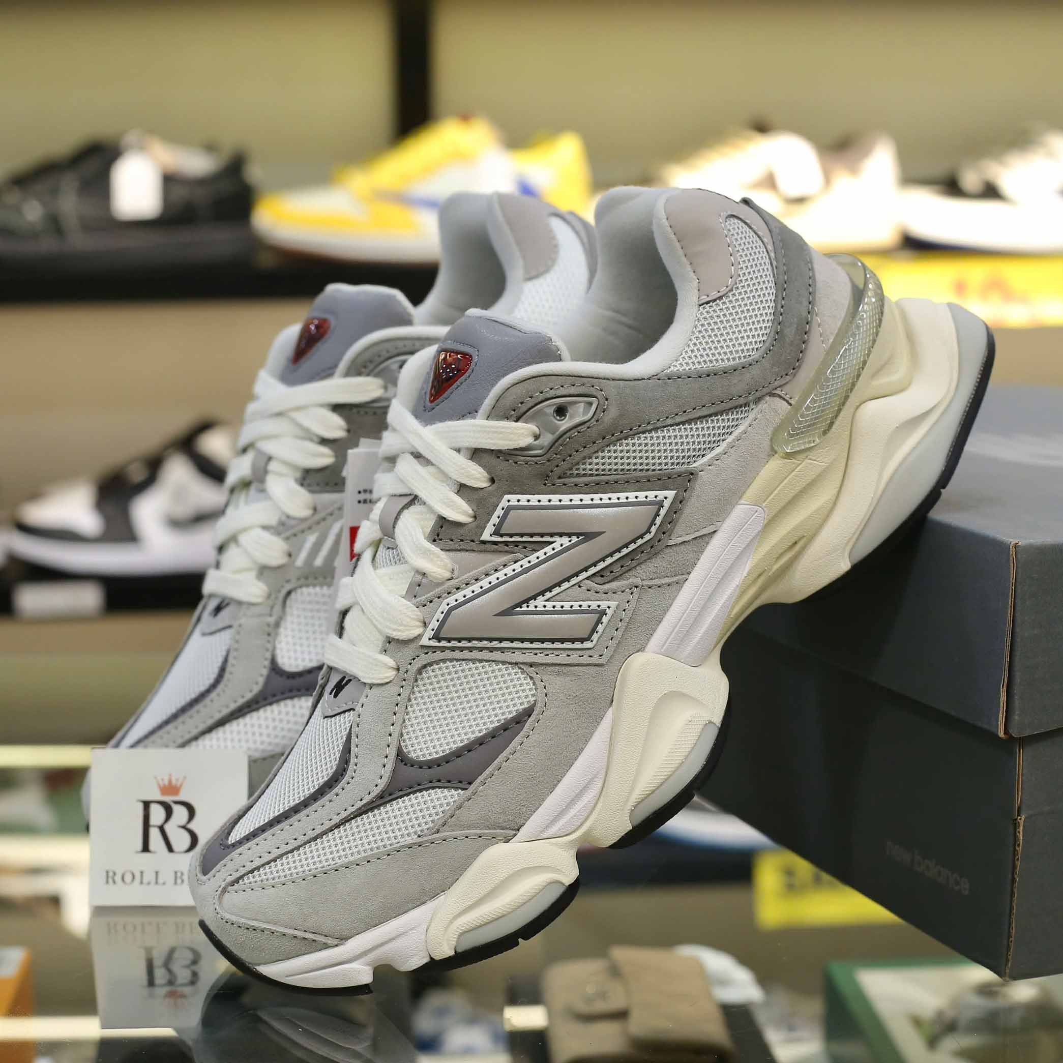 Giày New Balance 9060 Rain Cloud Grey Best Quality