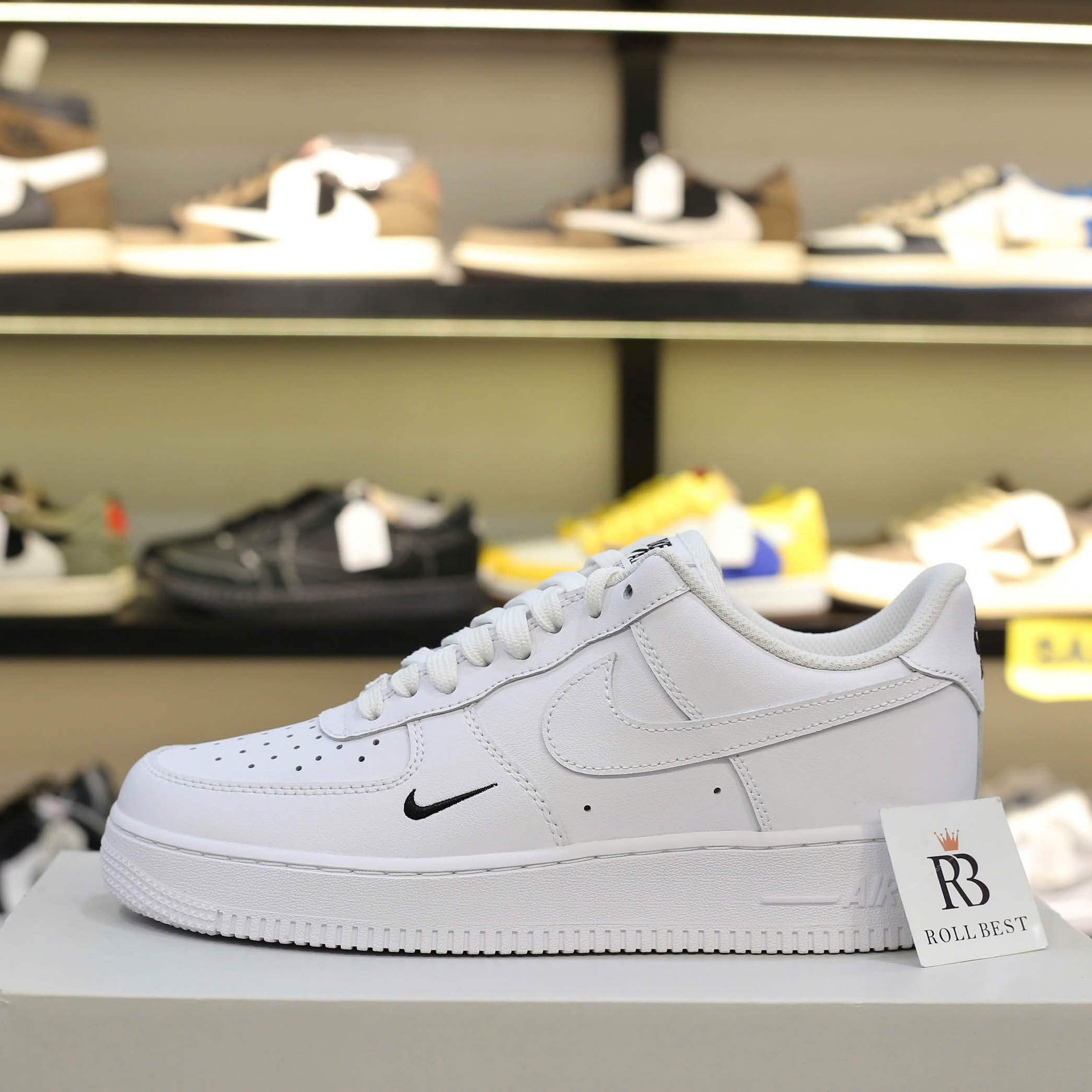 Giày Nike Air Force 1 ’07 Essential Sail-Black Best Quality