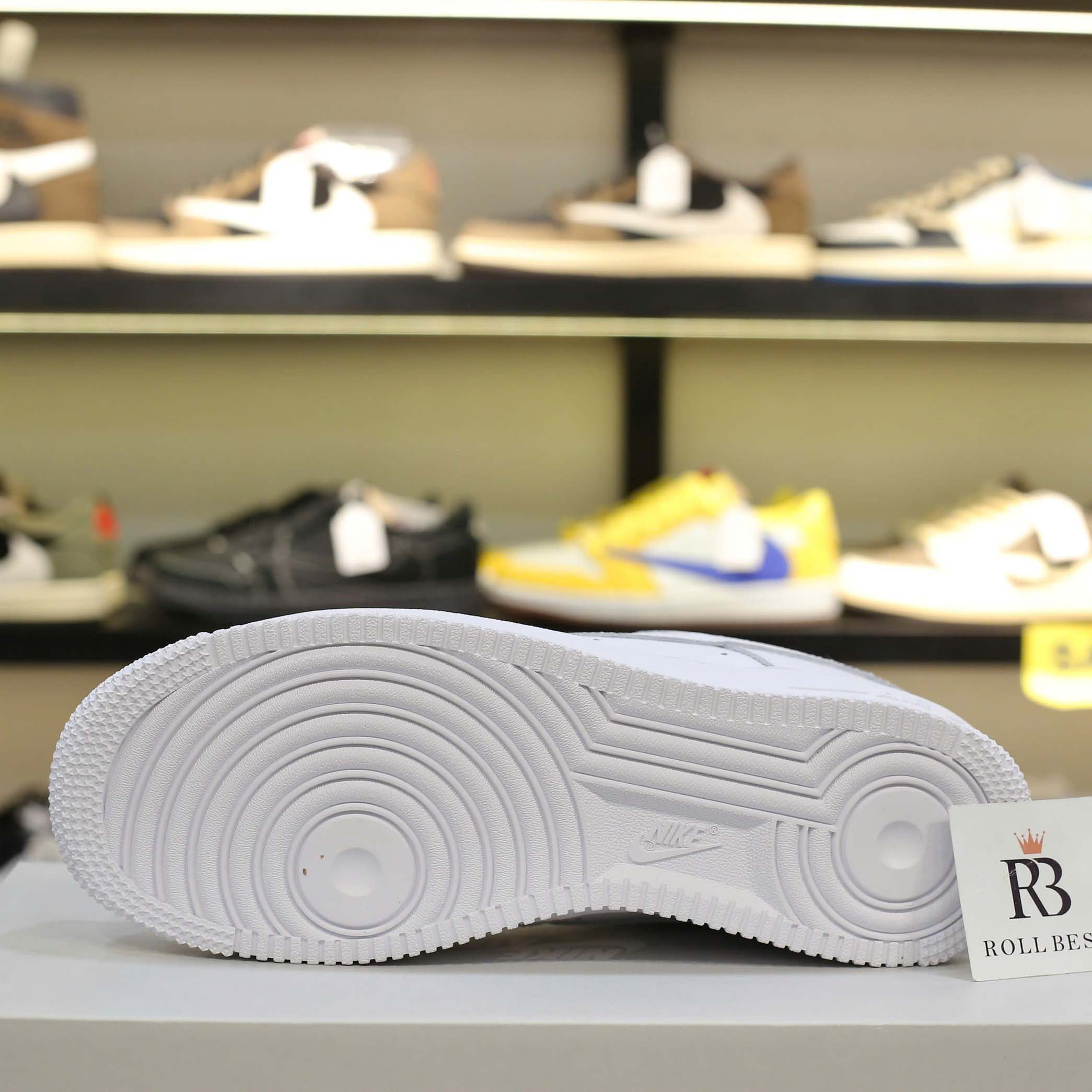 Giày Nike Air Force 1 ’07 Essential Sail-Black Best Quality