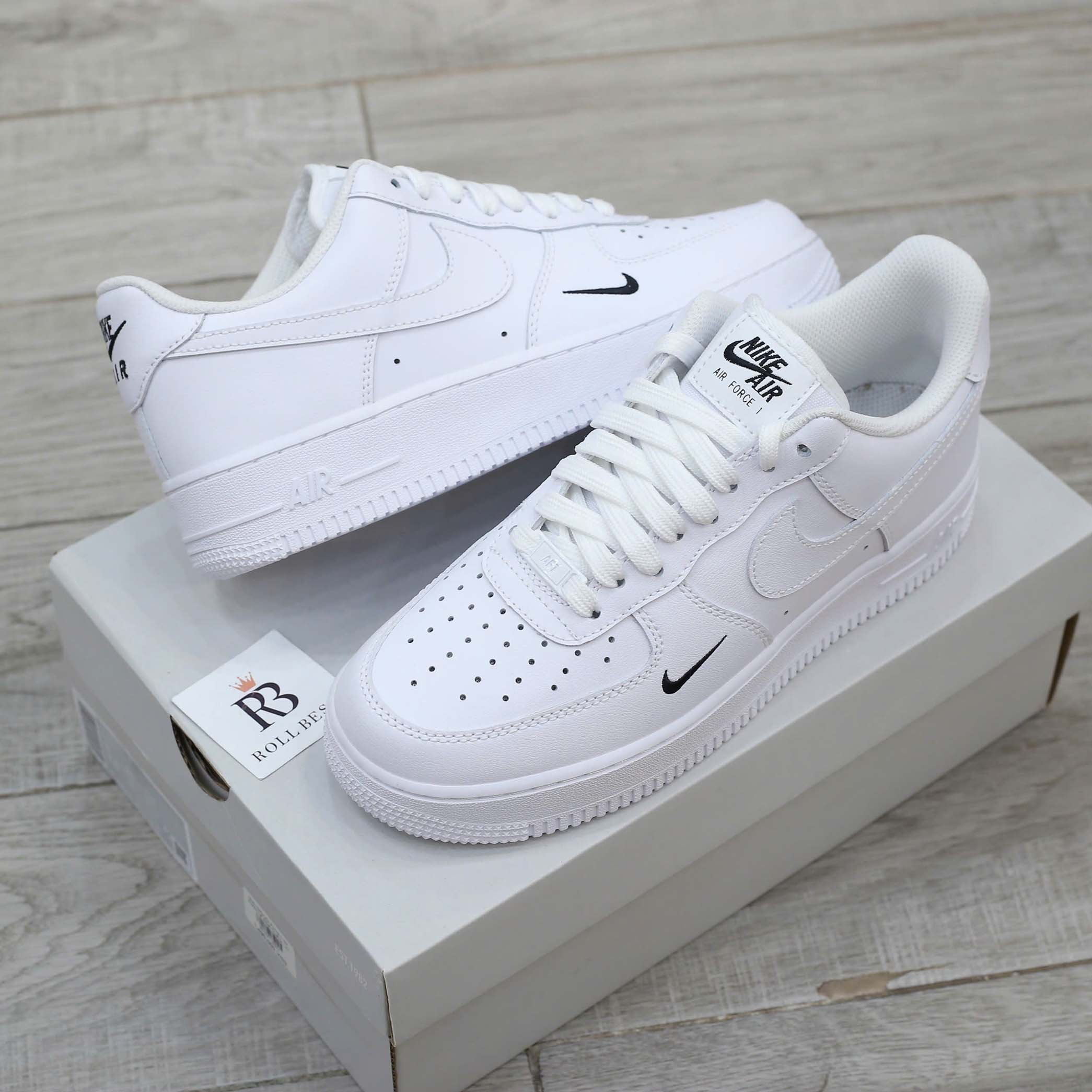 Giày Nike Air Force 1 ’07 Essential Sail-Black Best Quality