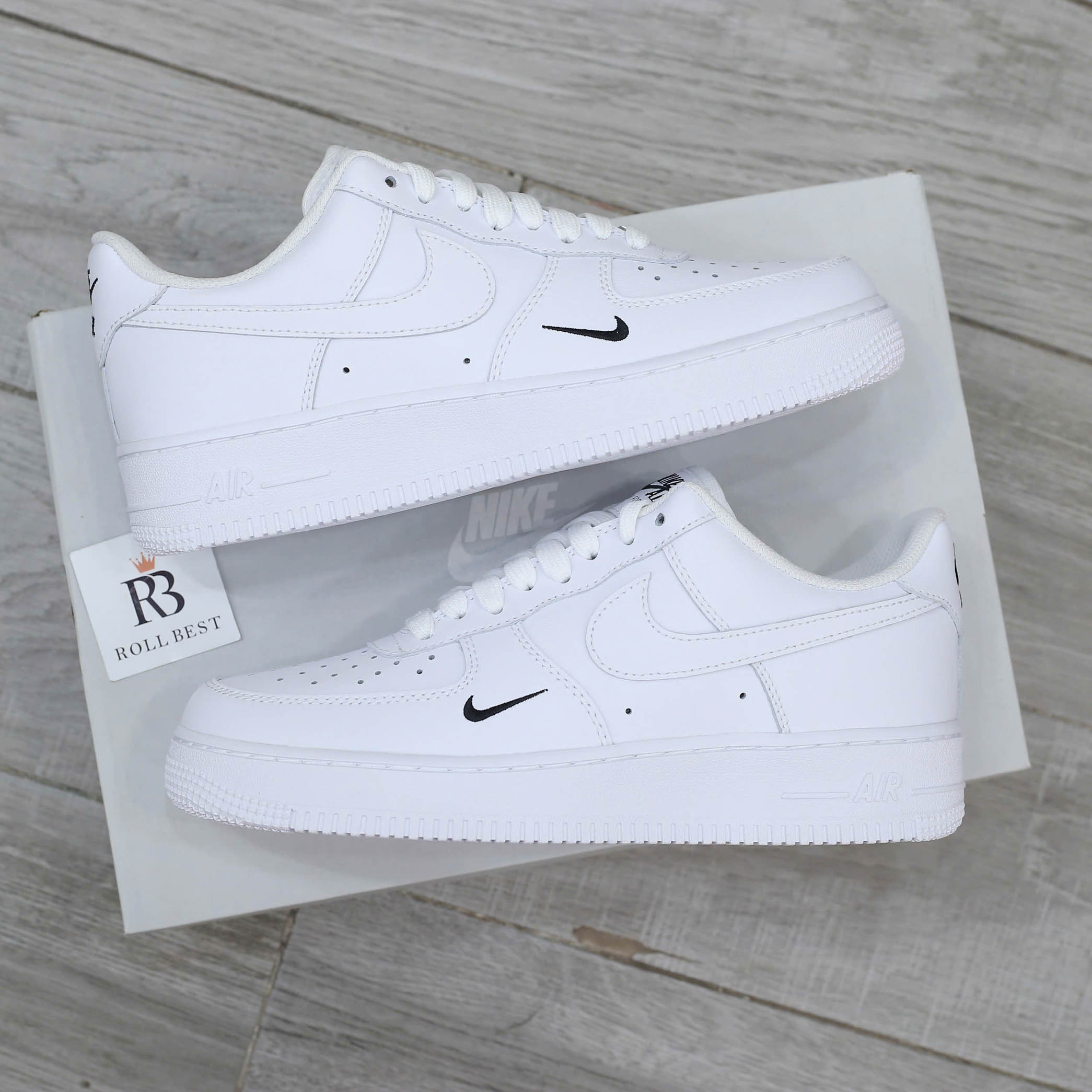 Giày Nike Air Force 1 ’07 Essential Sail-Black Best Quality