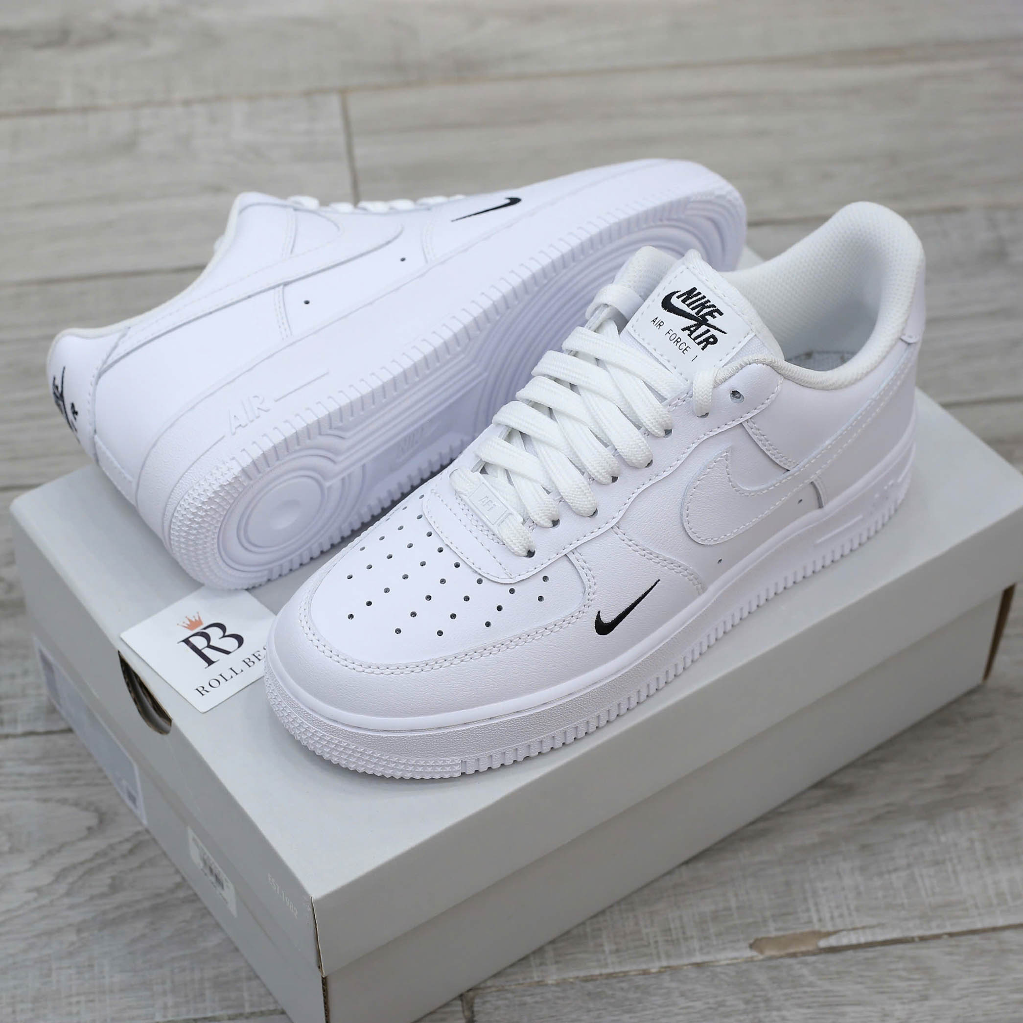 Giày Nike Air Force 1 ’07 Essential Sail-Black Best Quality