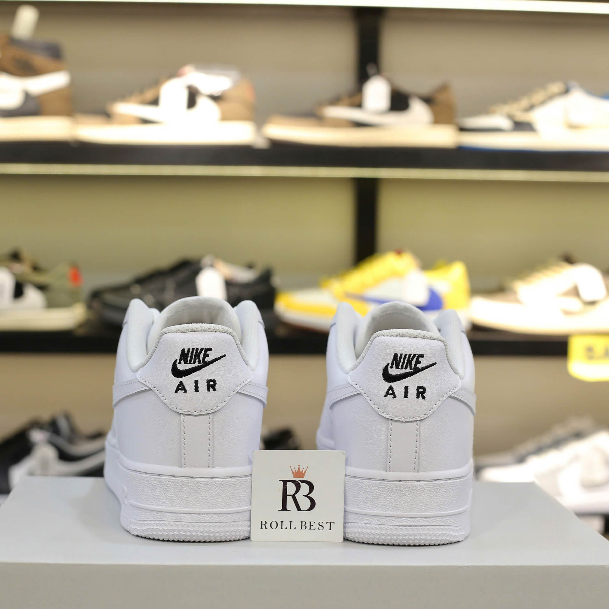 Giày Nike Air Force 1 ’07 Essential Sail-Black Best Quality