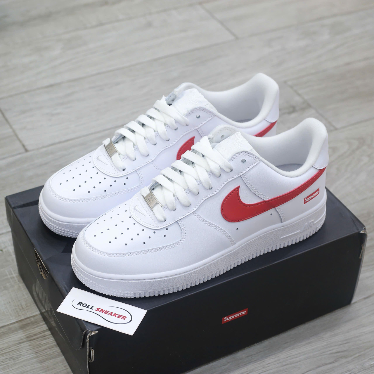 Giày Nike Air Force 1 Low Supreme Shanghai Chuẩn 99% Auth