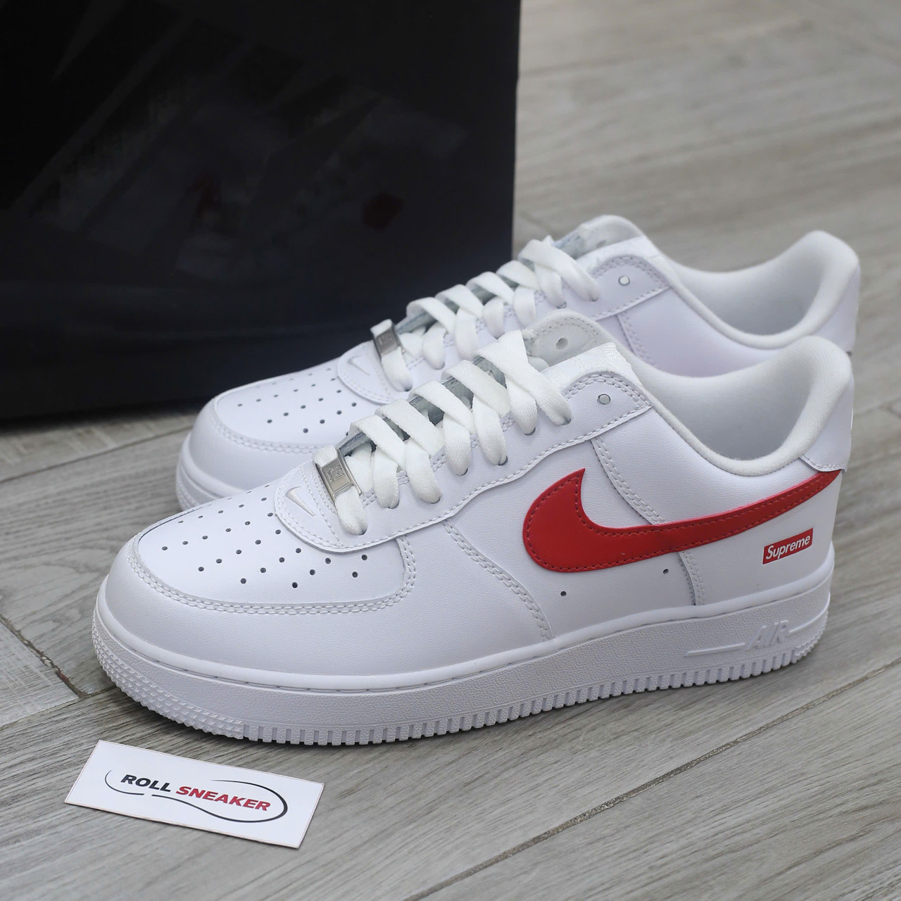 Giày Nike Air Force 1 Low Supreme Shanghai Chuẩn 99% Auth