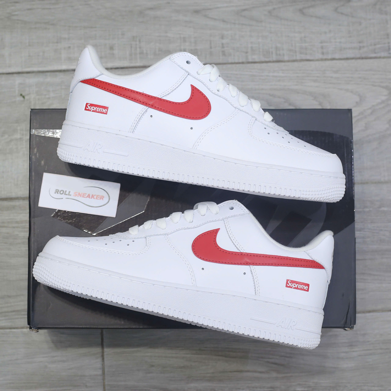 Giày Nike Air Force 1 Low Supreme Shanghai Chuẩn 99% Auth