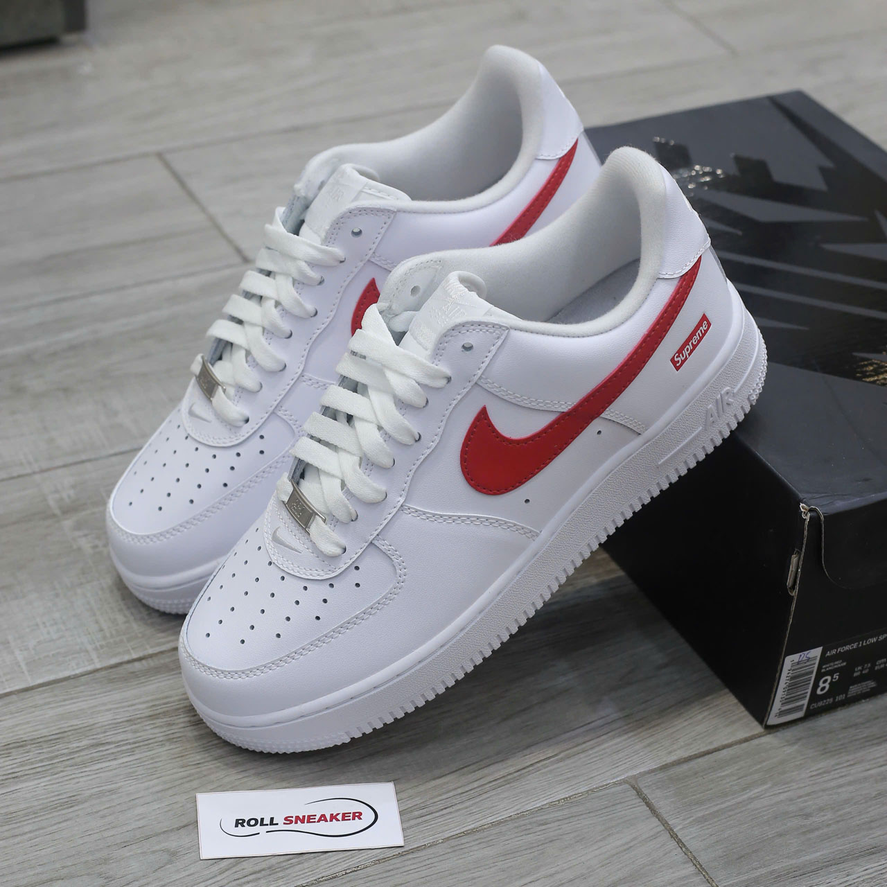 Giày Nike Air Force 1 Low Supreme Shanghai Chuẩn 99% Auth