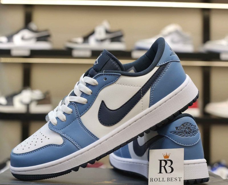 Giày Nike Air Jordan 1 Low Golf White Aegean Storm Best Quality