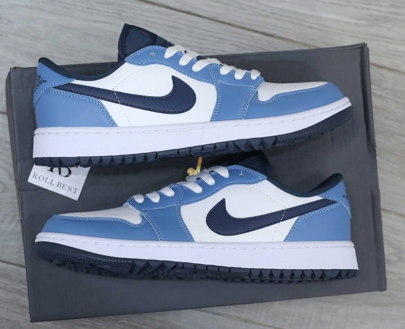Giày Nike Air Jordan 1 Low Golf White Aegean Storm Best Quality