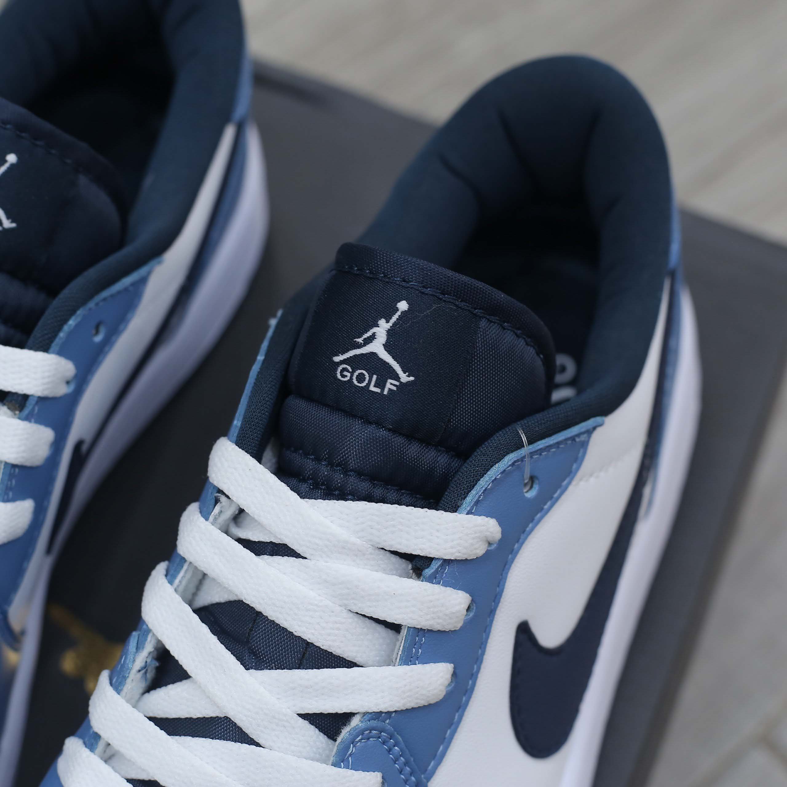 Giày Nike Air Jordan 1 Low Golf White Aegean Storm Best Quality