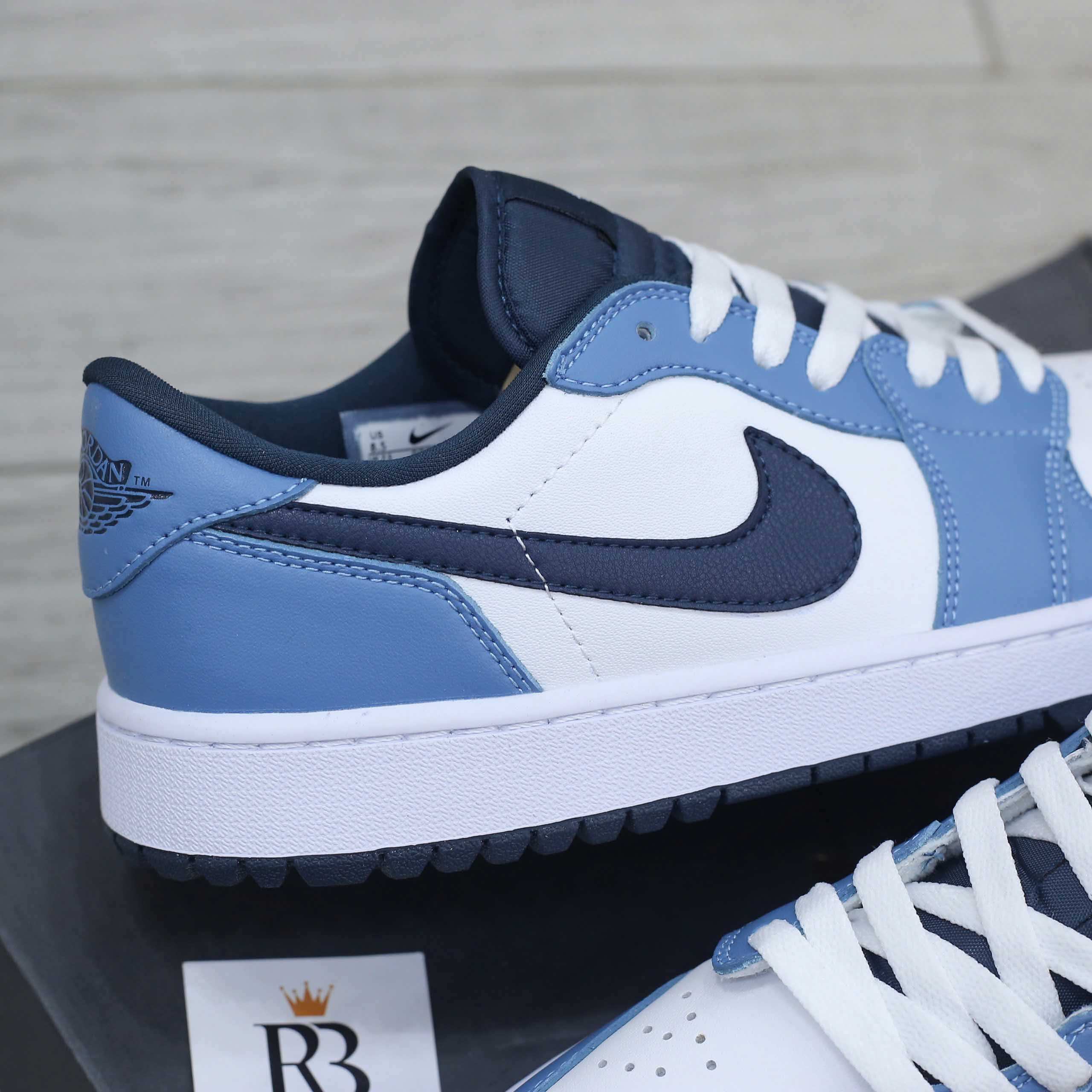 Giày Nike Air Jordan 1 Low Golf White Aegean Storm Best Quality