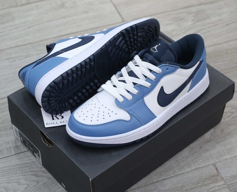 Giày Nike Air Jordan 1 Low Golf White Aegean Storm Best Quality