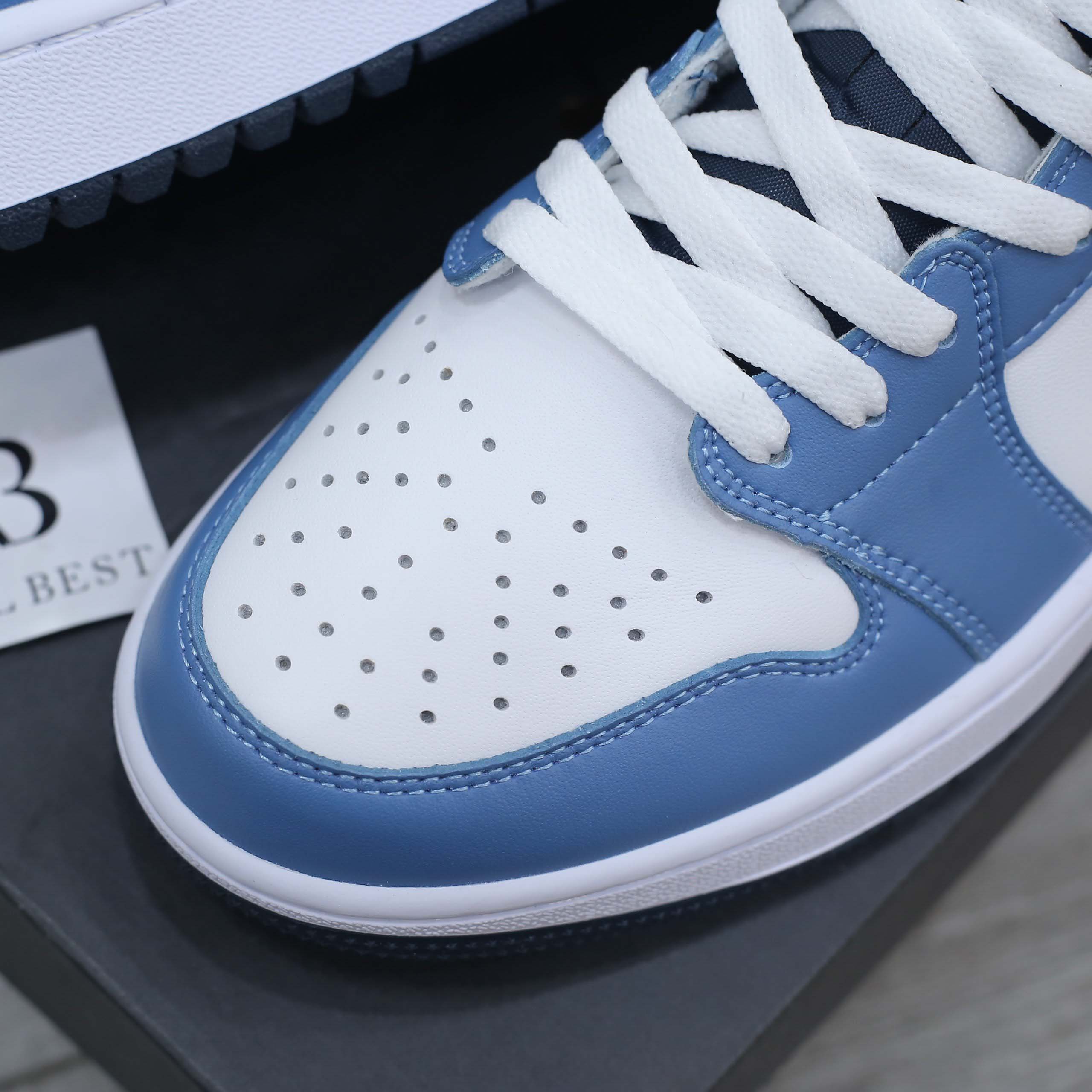 Giày Nike Air Jordan 1 Low Golf White Aegean Storm Best Quality