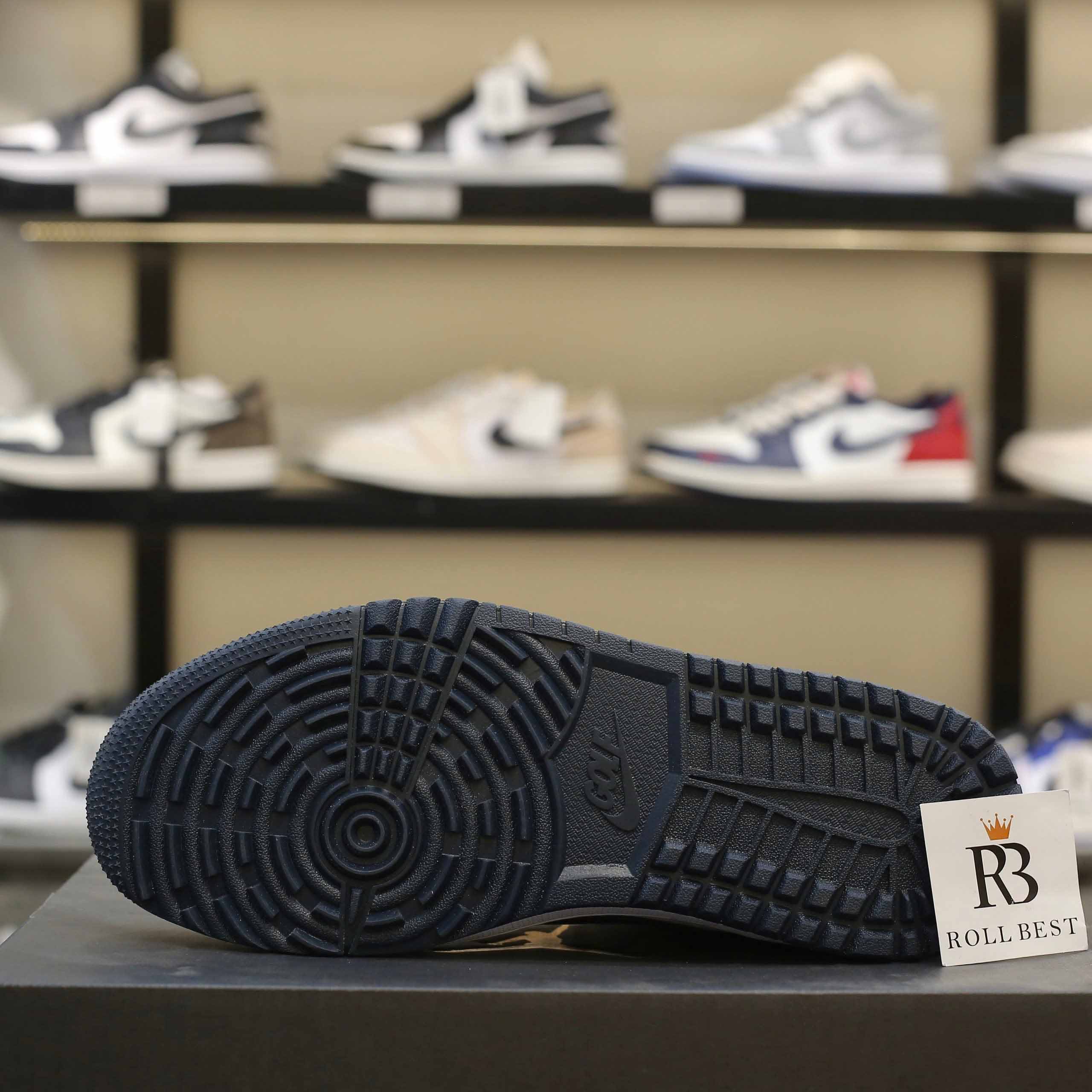 Giày Nike Air Jordan 1 Low Golf White Aegean Storm Best Quality