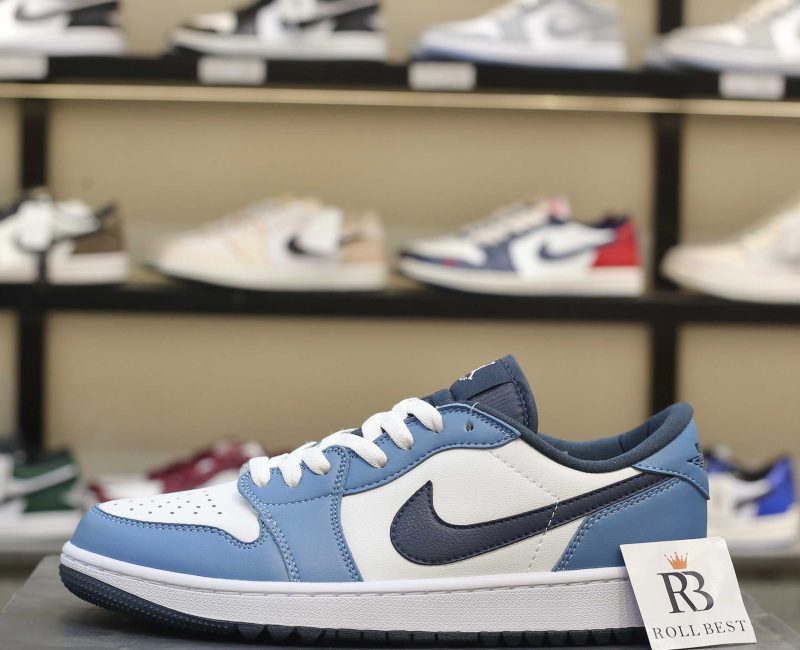 Giày Nike Air Jordan 1 Low Golf White Aegean Storm Best Quality