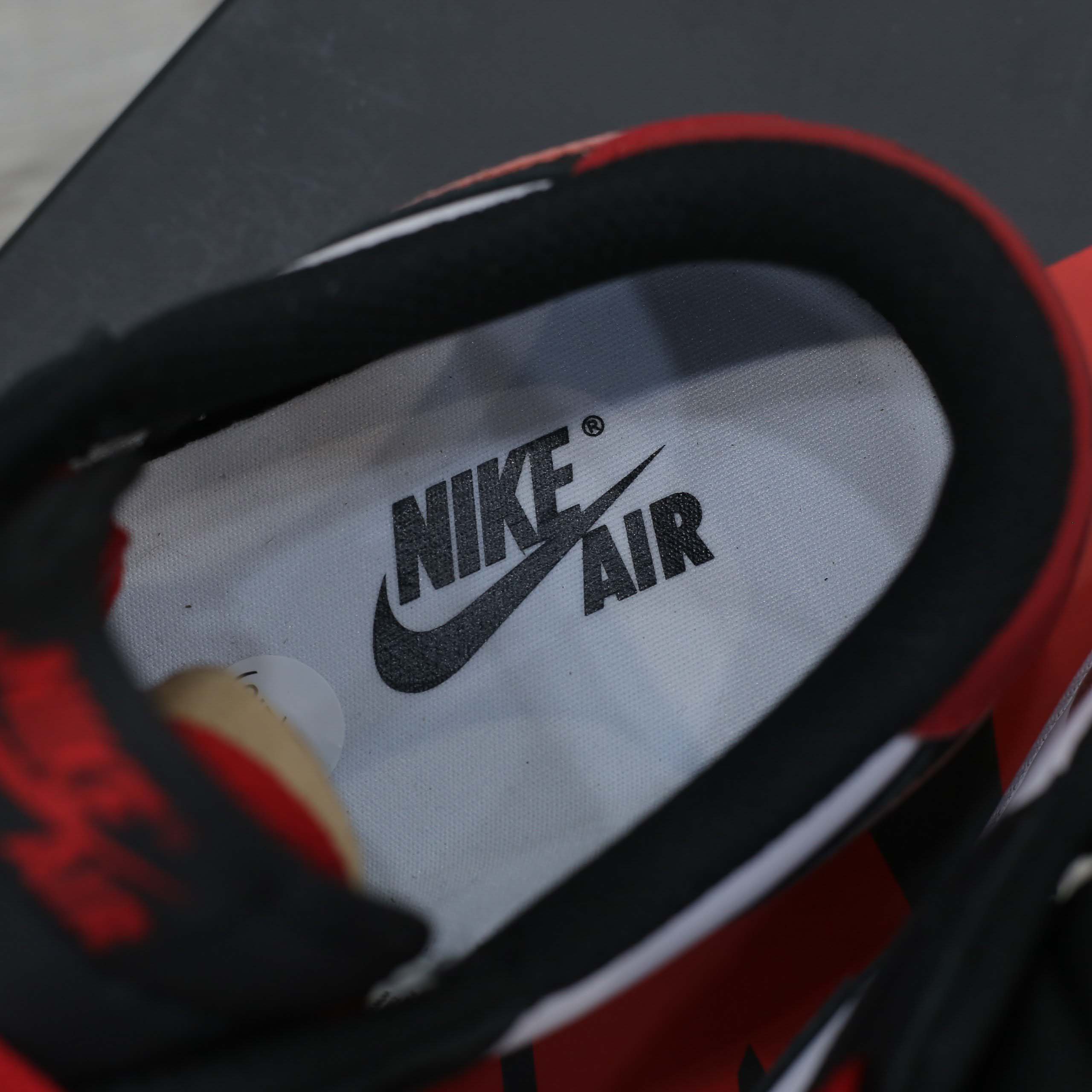 Giày Nike Air Jordan 1 Low OG 'Black Toe' Best Quality