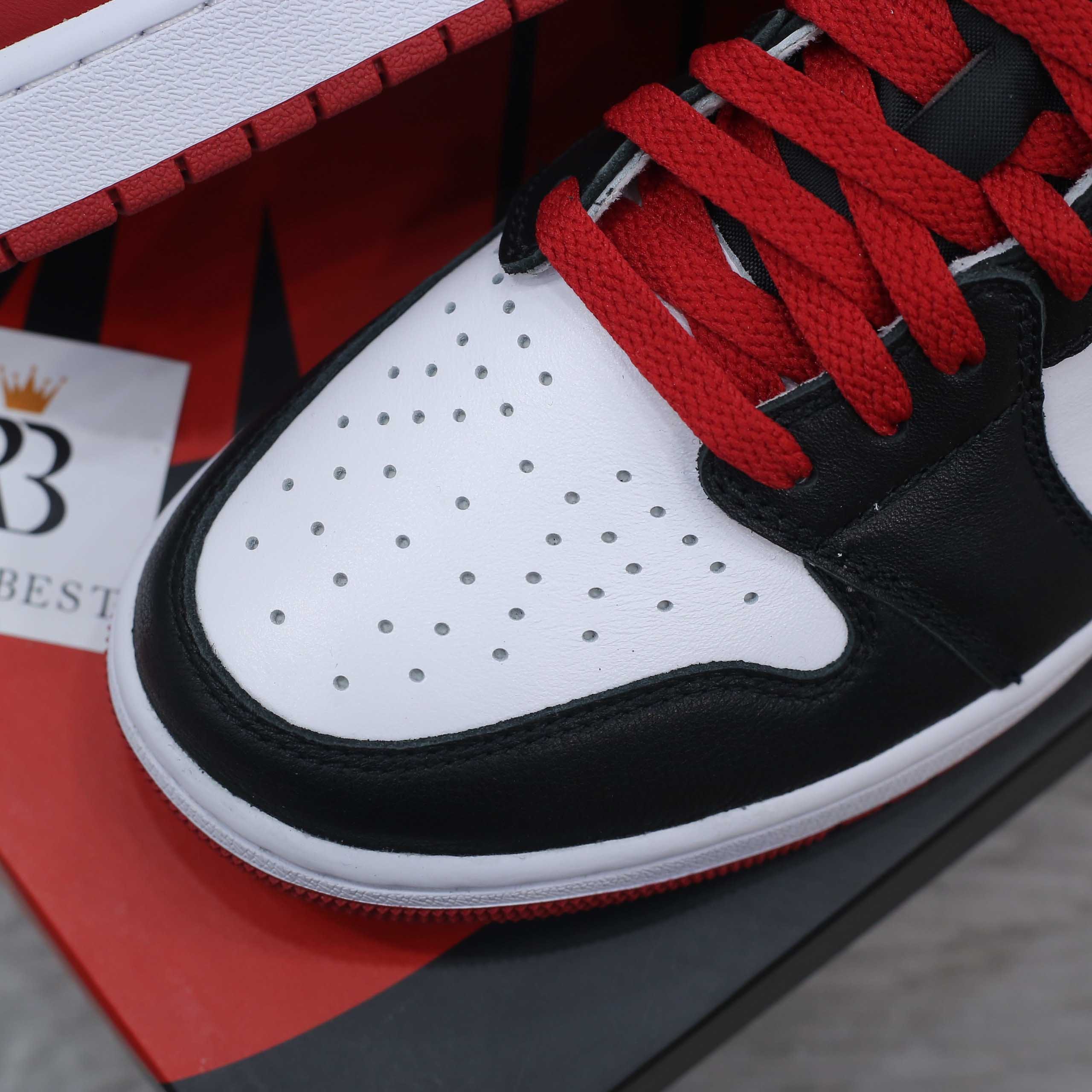Giày Nike Air Jordan 1 Low OG 'Black Toe' Best Quality