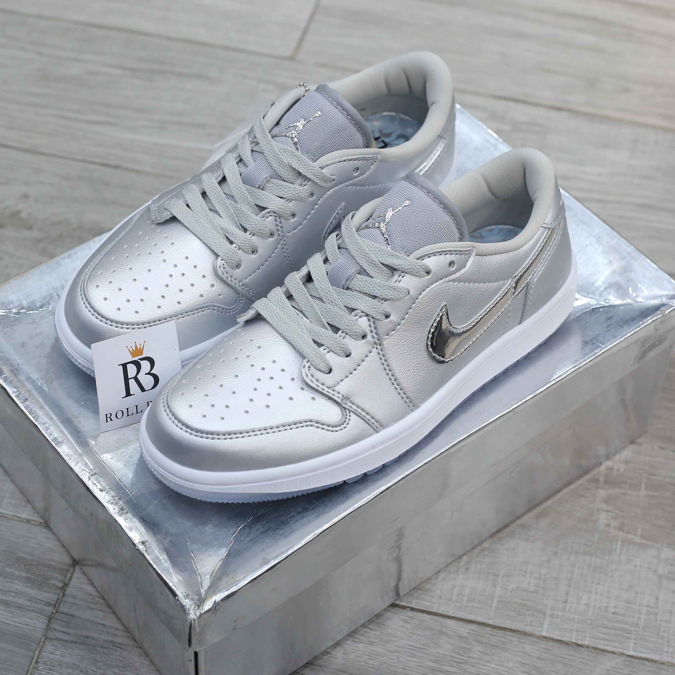 Giày Nike Air Jordan 1 Retro Low Golf Gift Giving Pack Like Auth