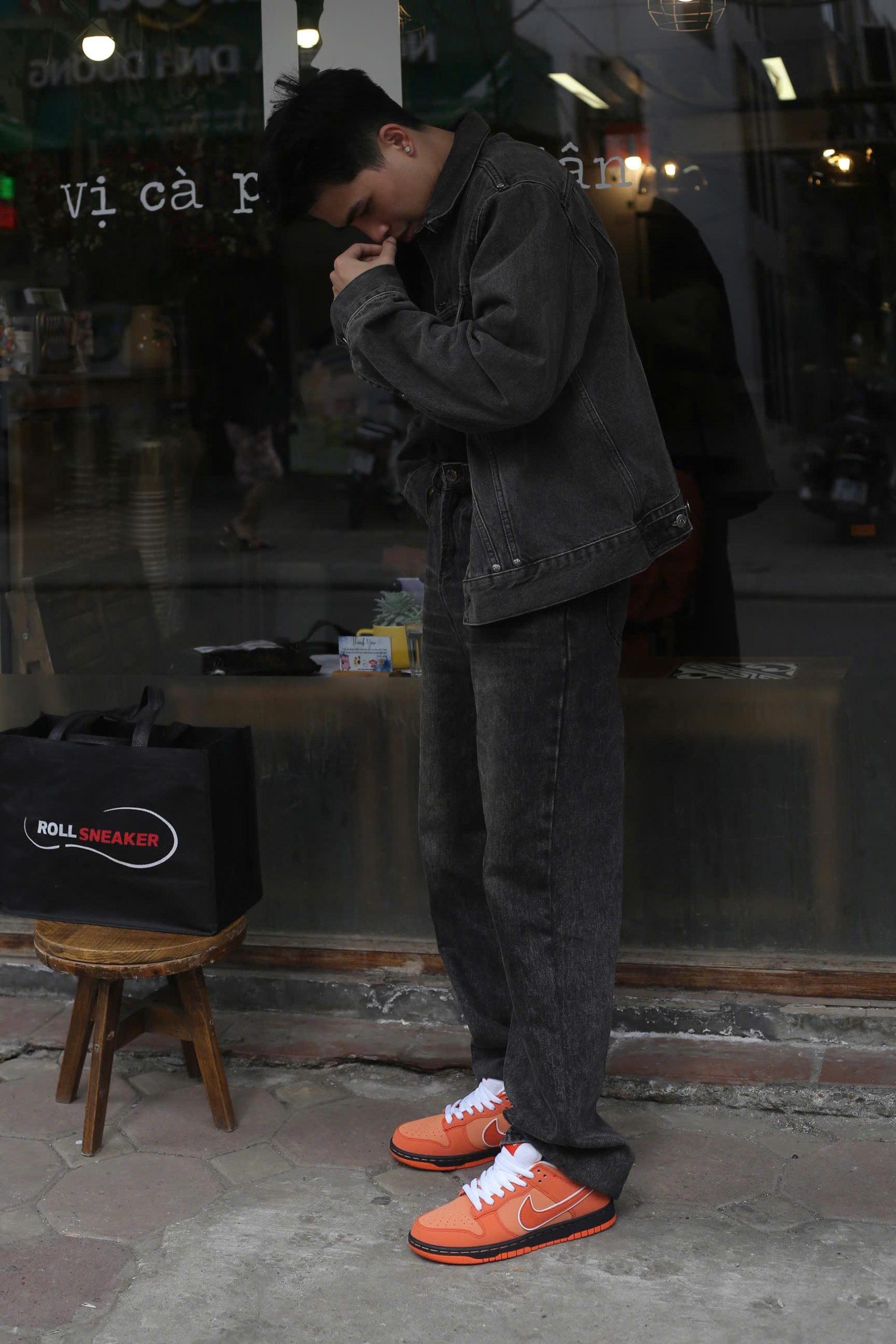 Onfeet Giày Nike SB Dunk Low Concepts Orange Lobster Best Quality