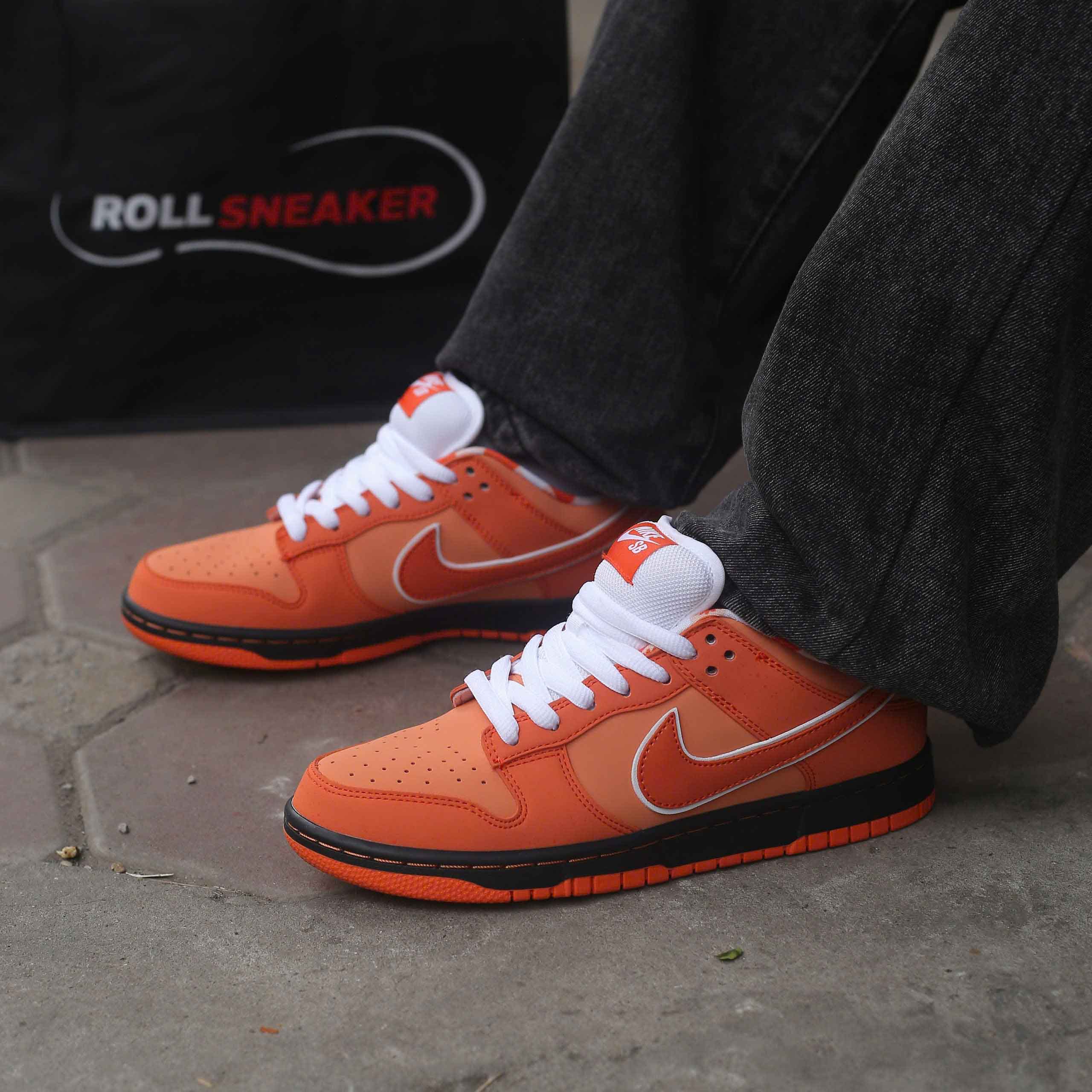 Onfeet Giày Nike SB Dunk Low Concepts Orange Lobster Best Quality