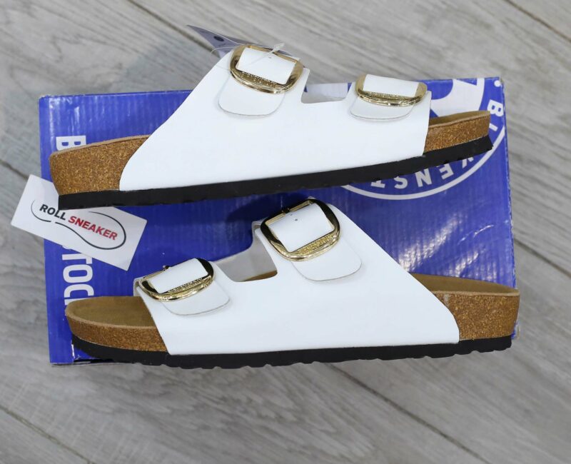 Dép Birkenstock Arizona Big Buckle White Màu Trng