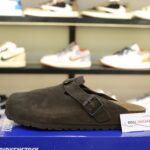 Dép Birkenstock Boston Soft Footbed Mocha Màu Nâu Đậm