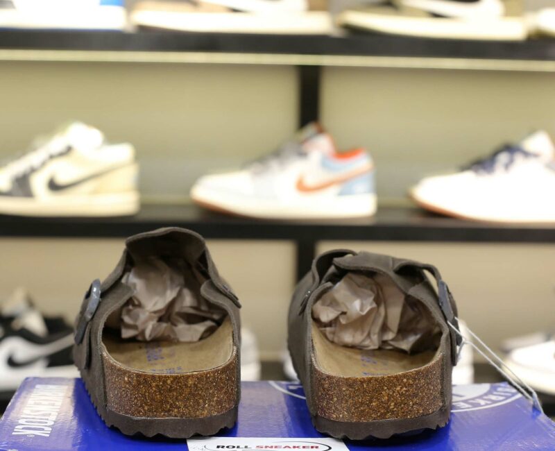 Dép Birkenstock Boston Soft Footbed Mocha Màu Nâu Đậm