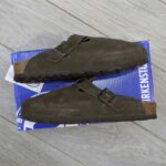 Dép Birkenstock Boston Soft Footbed Mocha Màu Nâu Đậm