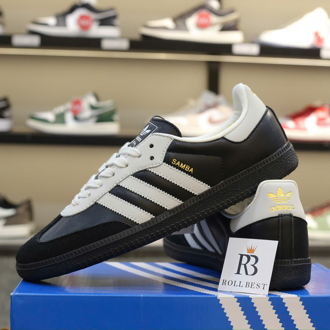 Giày Adidas Samba OG 75th Anniversary Pack Black Best Quality