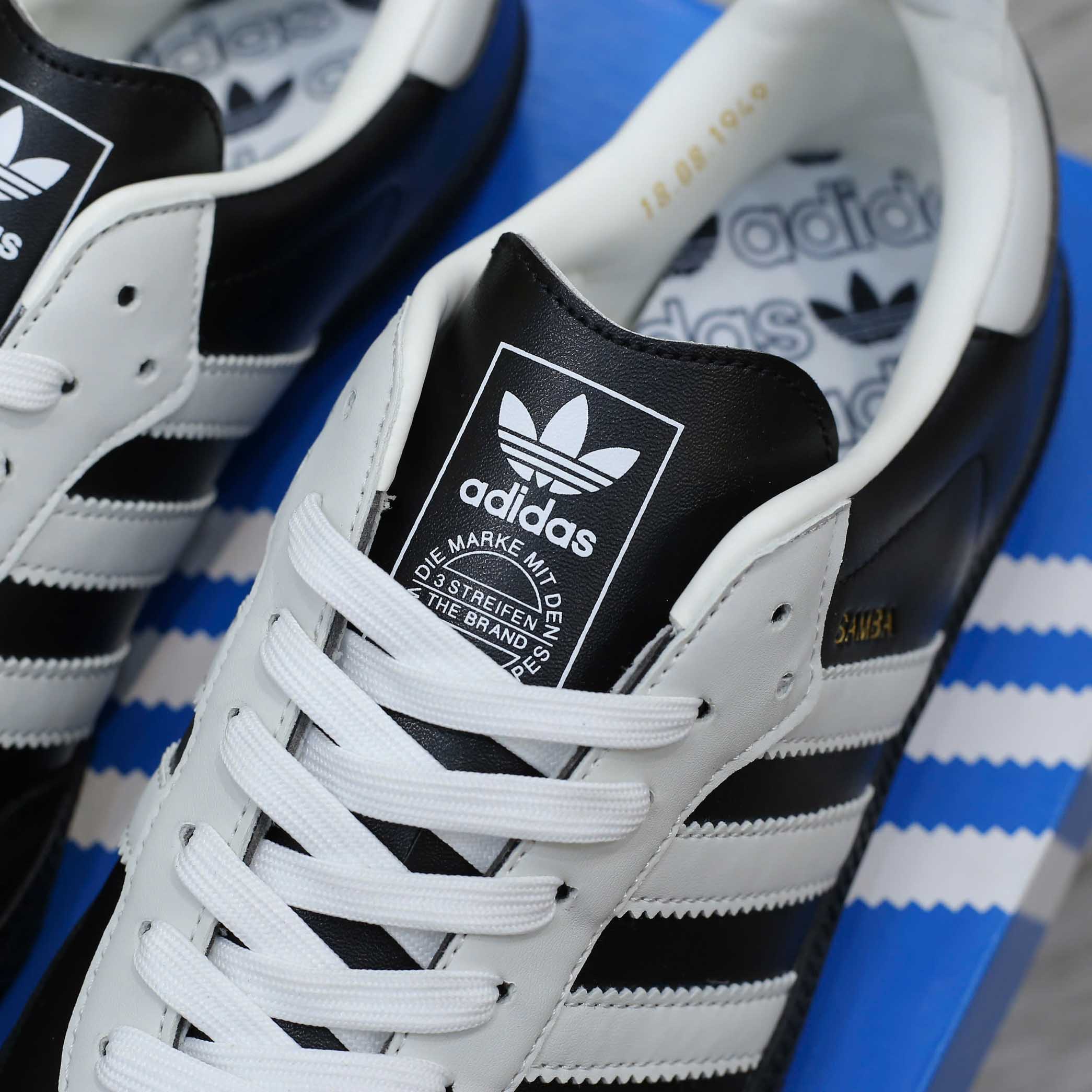 Giày Adidas Samba OG 75th Anniversary Pack Black Like Auth