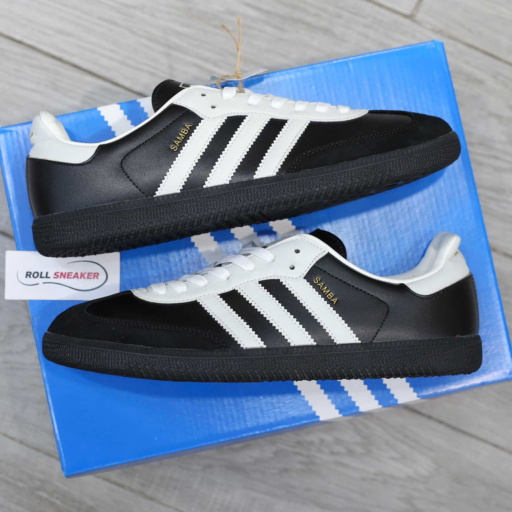 Giày Adidas Samba OG 75th Anniversary Pack Black Like Auth