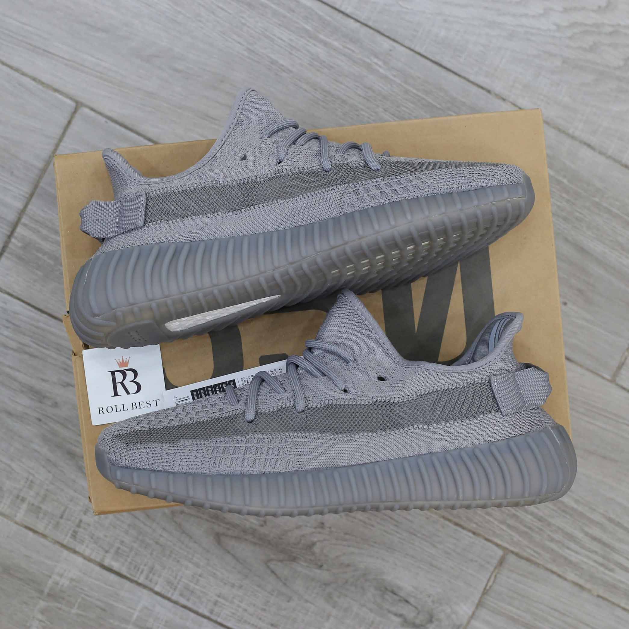 Giày Adidas Yeezy Boost 350 V2 Steel Grey Real