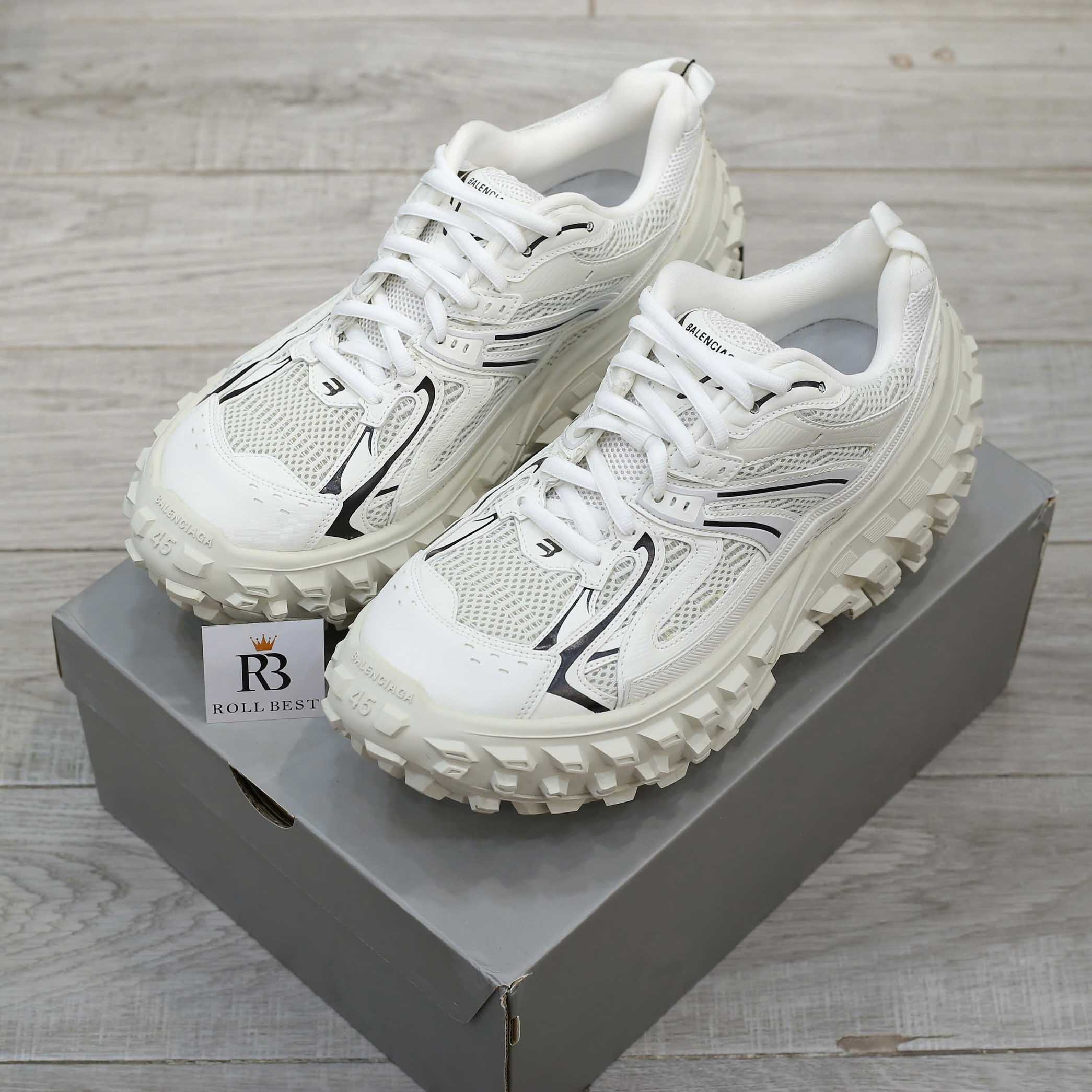 Giày Balenciaga x Adidas Defender White Best Quality