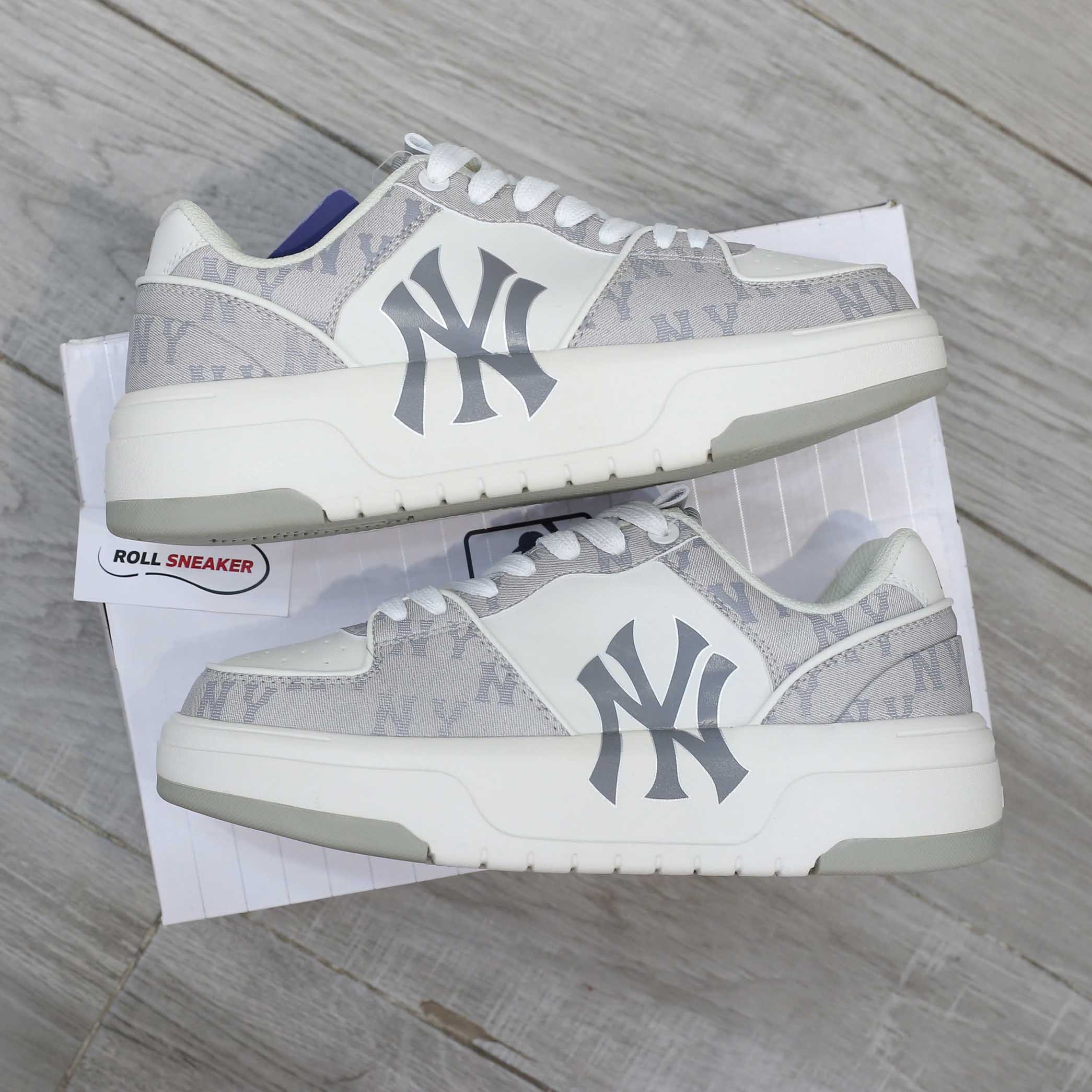 Giày MLB Chunky Liner Denim Mono NY Like Auth