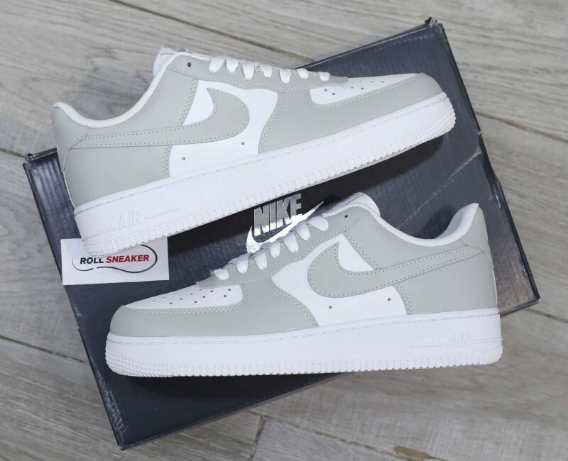 Giày Nike Air Force 1 Low White Light Grey Like Auth