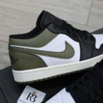 Giày Nike Air Jordan 1 Low Black Toe Medium Olive Men’s Best Quality