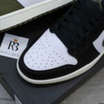 Giày Nike Air Jordan 1 Low Black Toe Medium Olive Men’s Best Quality