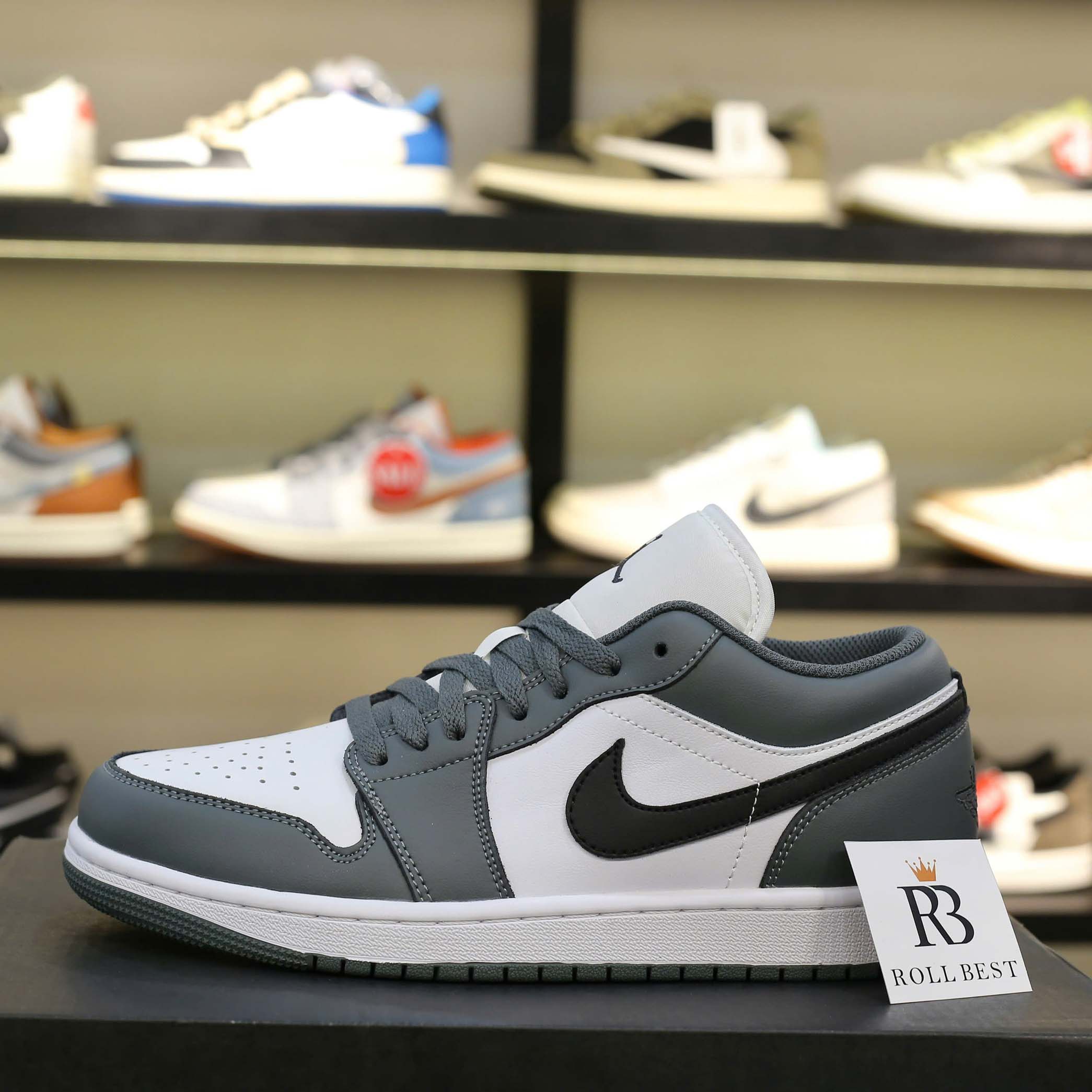 Giày Nike Air Jordan 1 Low Iron Grey Best Quality