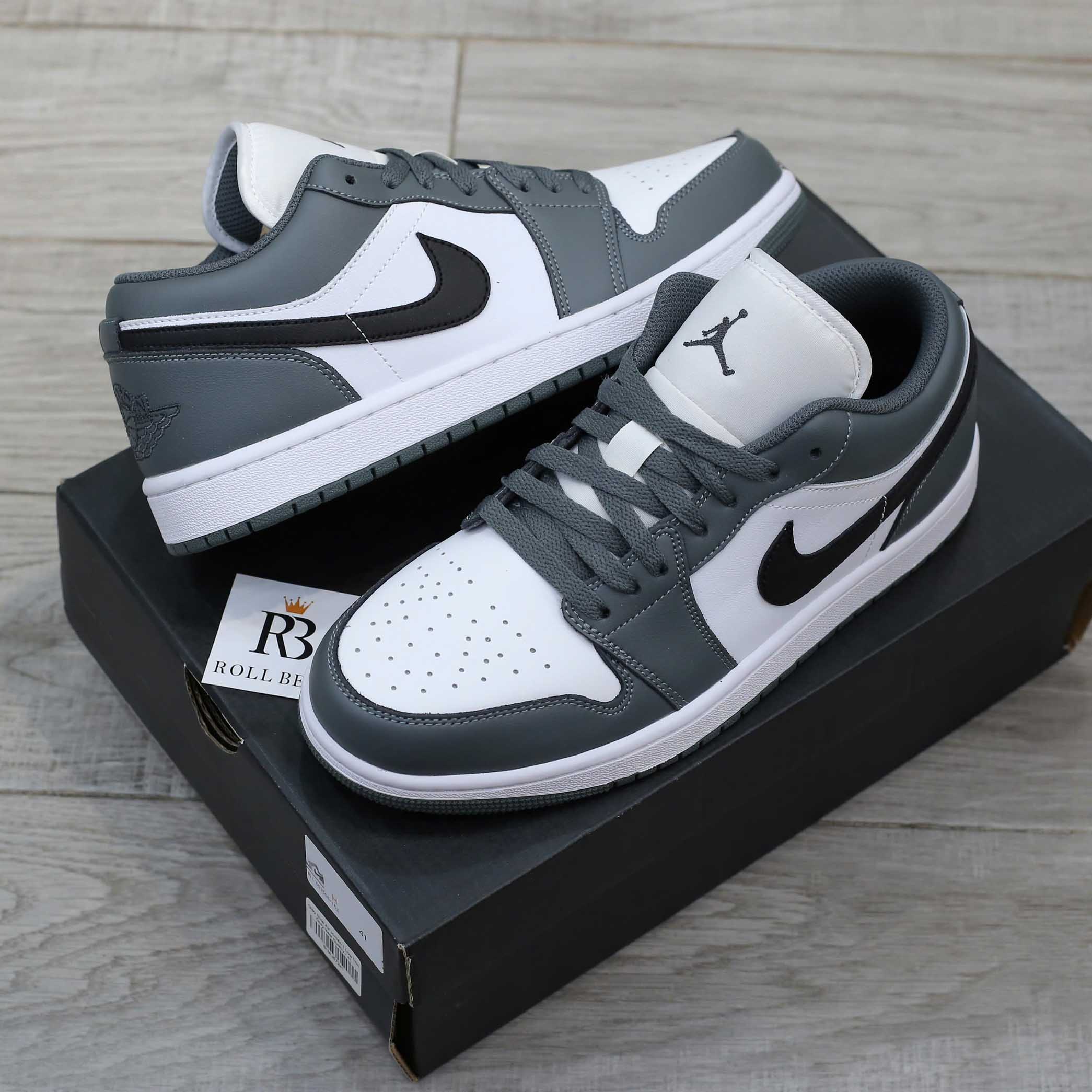 Giày Nike Air Jordan 1 Low Iron Grey Best Quality