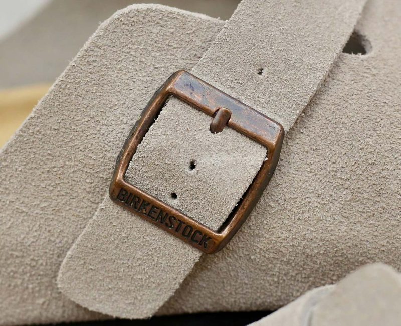 Dép Birkenstock Boston Soft Footbed Taupe Màu Xám
