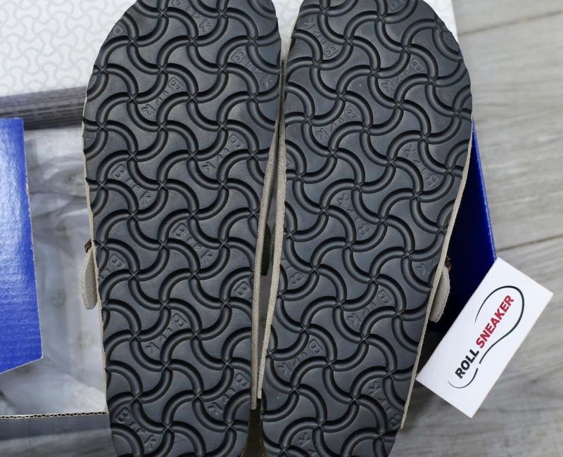 Dép Birkenstock Boston Soft Footbed Taupe Màu Xám