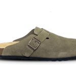 Dép Birkenstock Boston Soft Grey Green Màu Xám Xanh