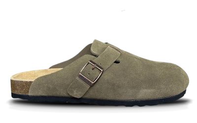 Dép Birkenstock Boston Soft Grey Green Màu Xám Xanh