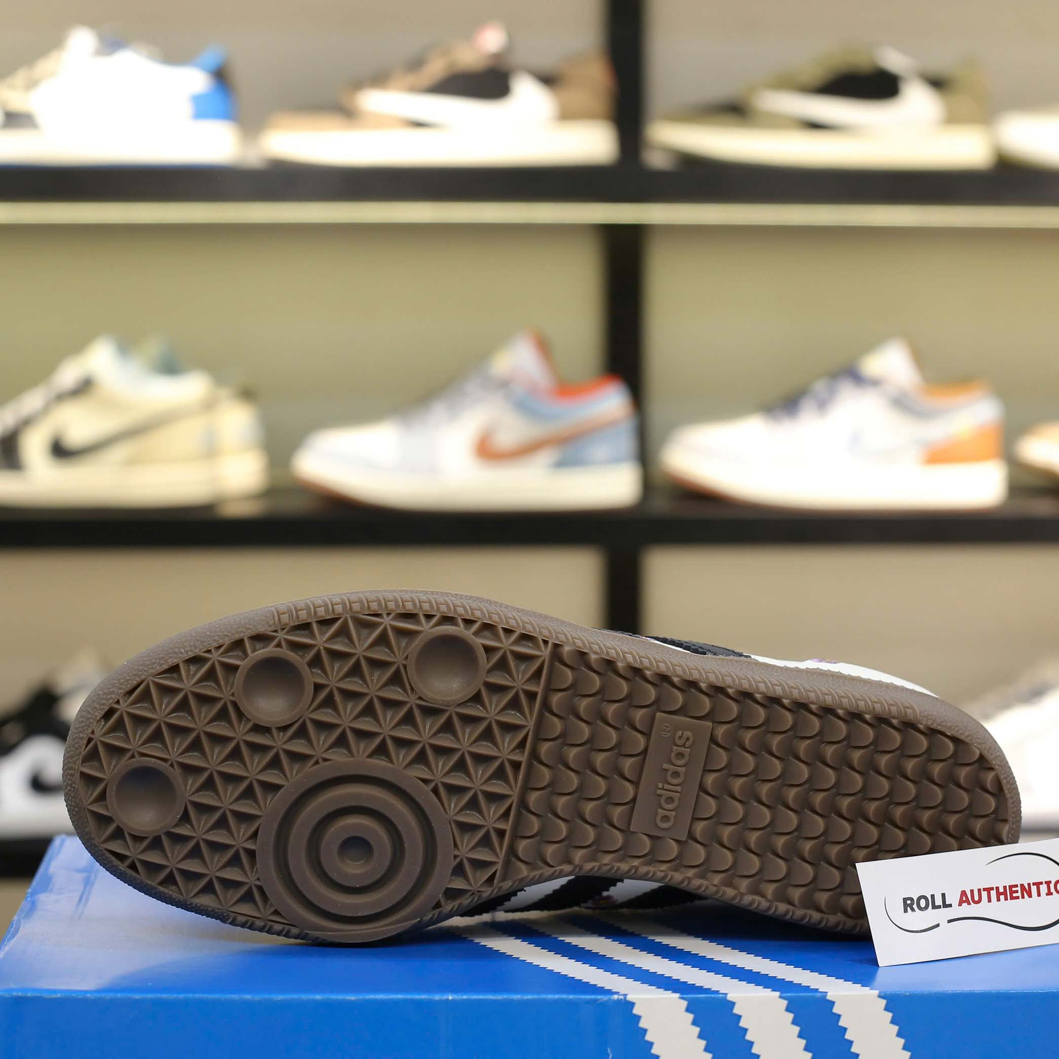 Giày Adidas Samba OG Wmns ‘White Floral’ Real