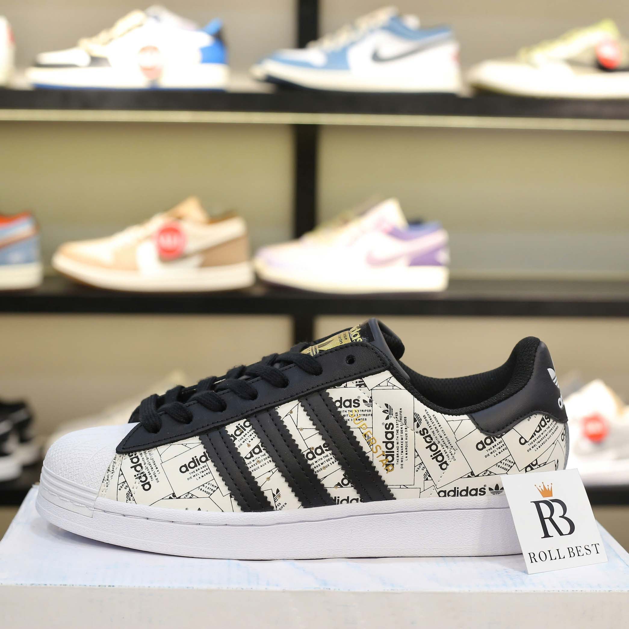 Giày Adidas Superstar 'Label Collage' Best Quality