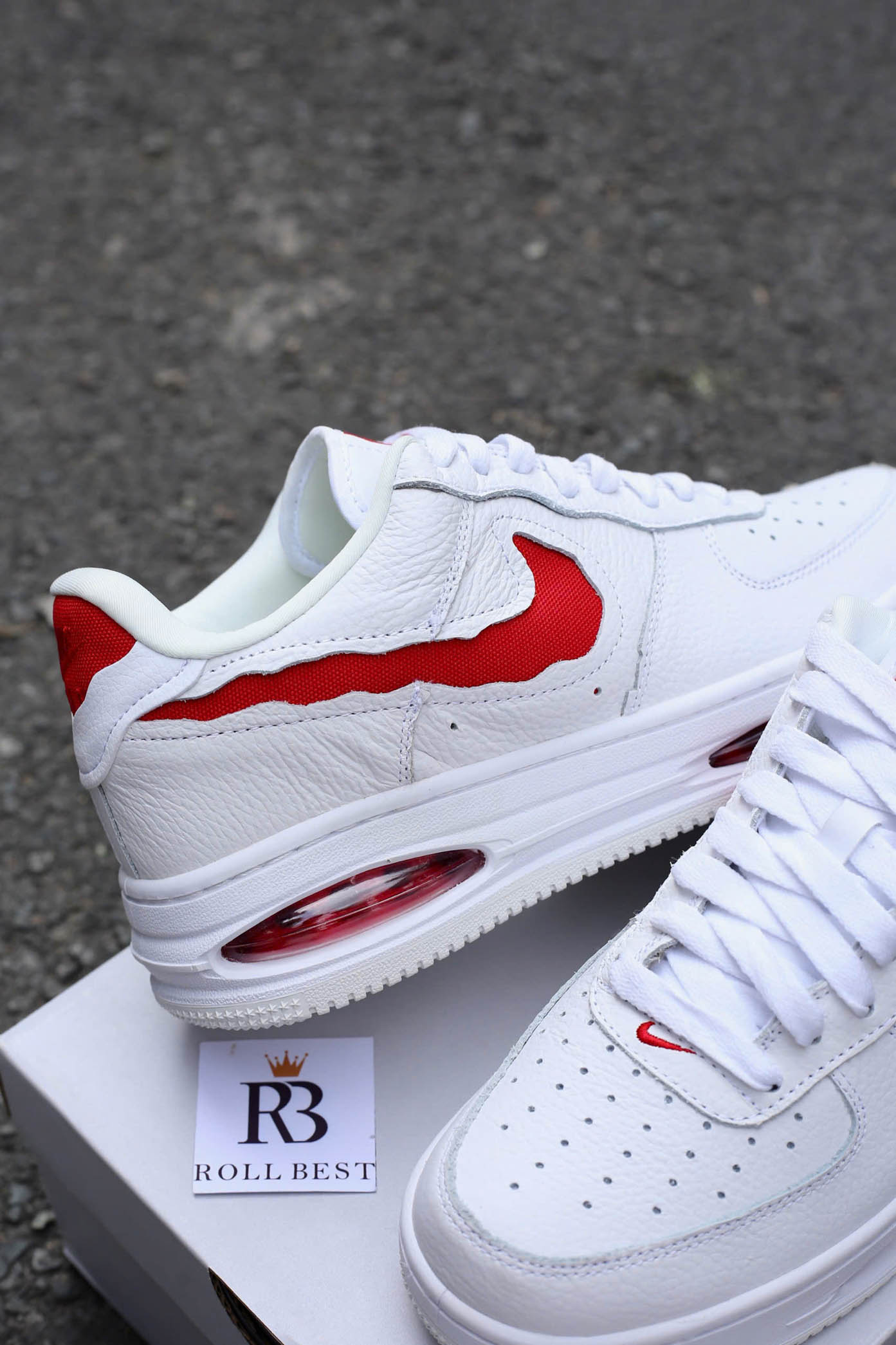 Giày Nike Air Force 1 Low EVO ‘White University Red Best Quality