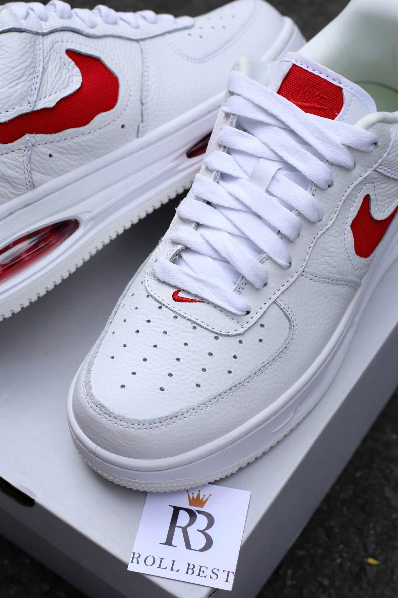 Giày Nike Air Force 1 Low EVO ‘White University Red Best Quality