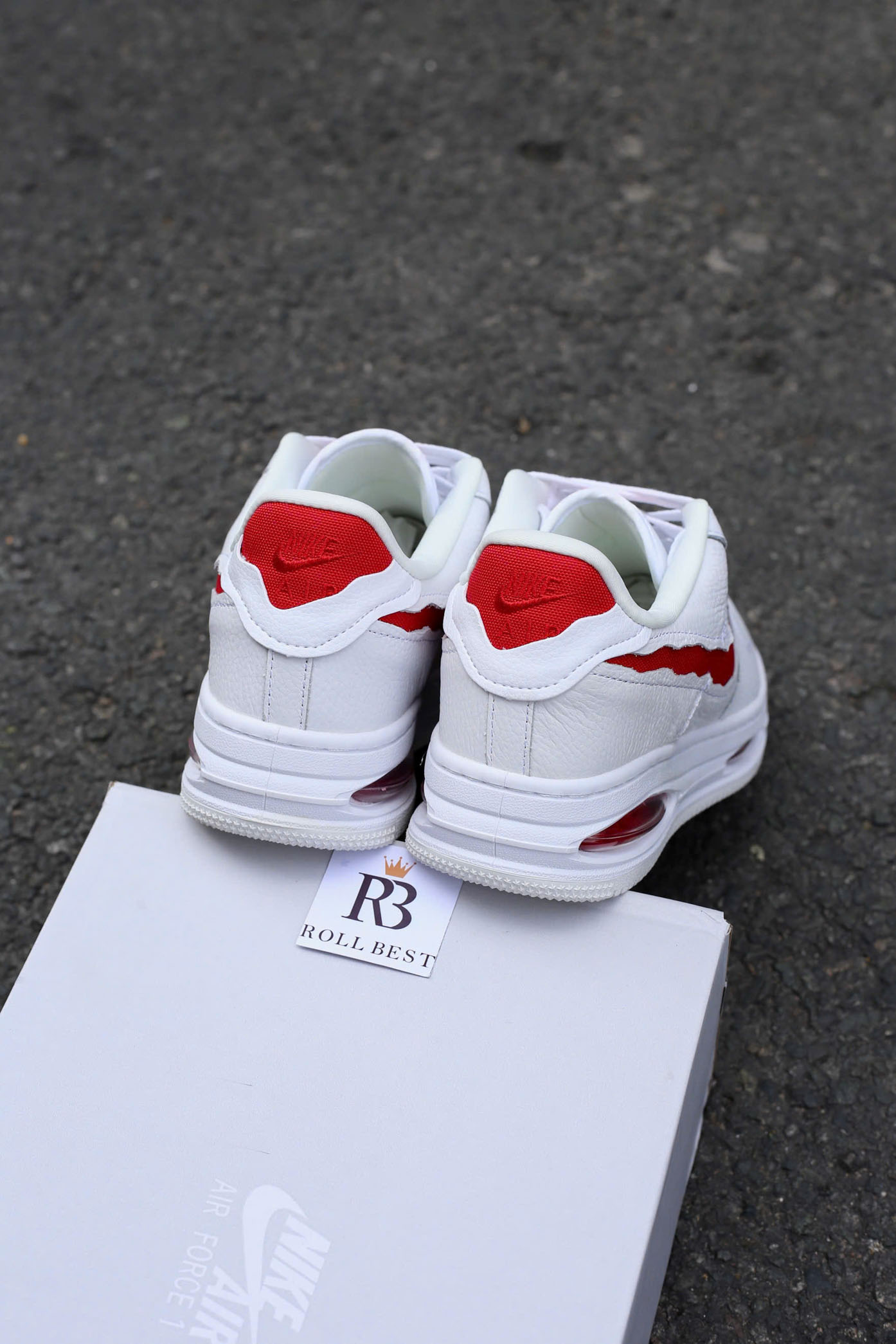 Giày Nike Air Force 1 Low EVO ‘White University Red Best Quality