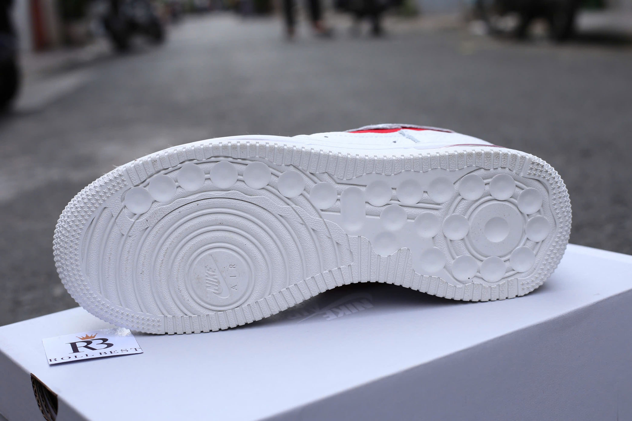 Giày Nike Air Force 1 Low EVO ‘White University Red Best Quality